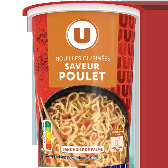 U Soupe de nouilles poulet U cup 70g