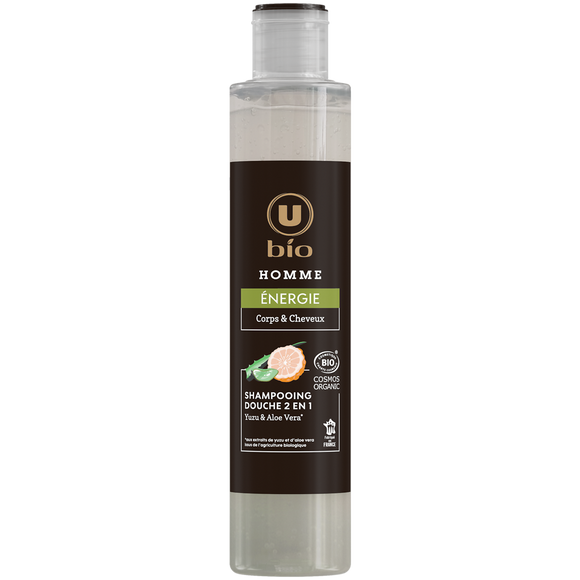 U BIO Shampooing douche energie yuzu&aloe vera 250ml