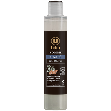 U BIO Shampooing douche vitalite pin&aloe vera 250ml