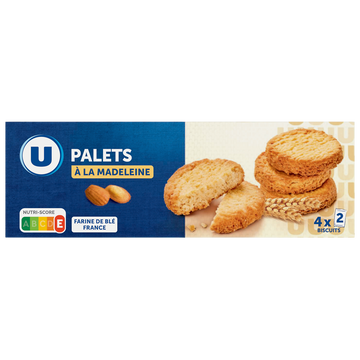 U Palets à la madeleine U, 125g