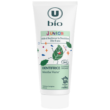 U BIO Dentifrice junior menthe 75ml