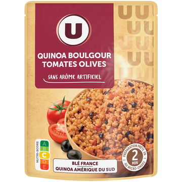 U Quinoa boulgour tomates olives st micro-ondable 2' 250g
