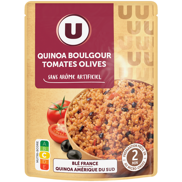 U Quinoa boulgour tomates olives st micro-ondable 2' 250g