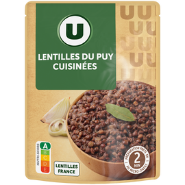 U Lentilles cuisinées - Sachet 250g