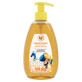 U Shampooing douche enfant 2+1 Parfum Tropical - Pompe 490ml