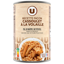 U Cassoulet volaille boîte 1/2 420g