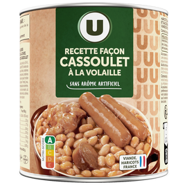 U Cassoulet volaille boîte 4/4 840g