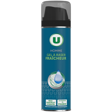 U Gel à raser homme fraîcheur atomiseur 200ml