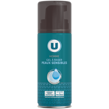 U Gel à raser homme peaux sensibles - 75ml