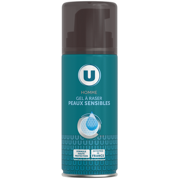 U Gel à raser homme peaux sensibles - 75ml
