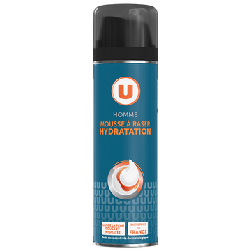U Mousse à raser homme hydratante - Atomiseur 250ml