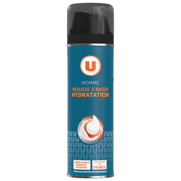 U Mousse à raser homme hydratante - Atomiseur 250ml