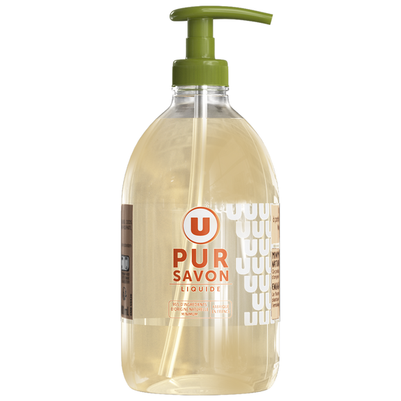 U Savon liquide pur flacon 500ml