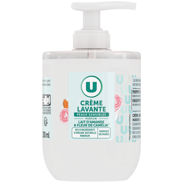 U Crème lavante lait amande camélia 300ml