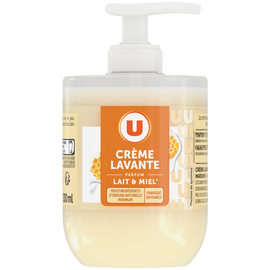 U Crème lavante lait et miel 300ml