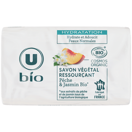 U BIO Savon pêche jasmin 100g