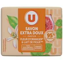 U Savon extra doux fleur d'oranger lait figue 100g