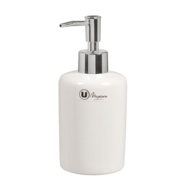 U MAISON Distributeur savon céramique - Blanc