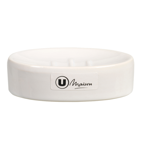 U MAISON Porte savon céramique - Blanc