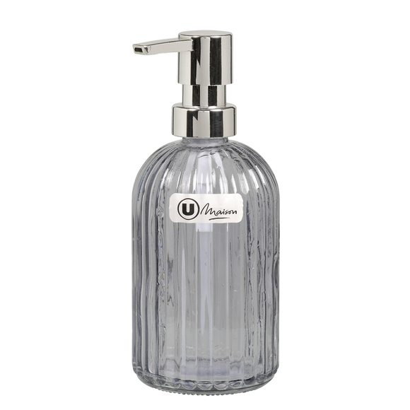 U MAISON Distributeur savon verre - Gris