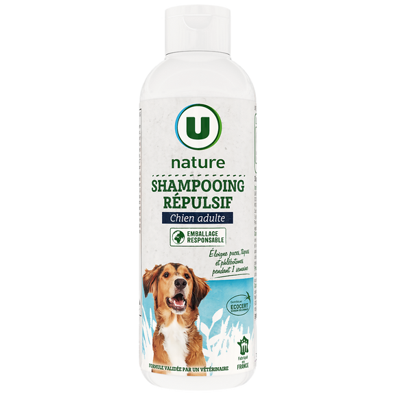 U NATURE Shampooing répulsif pour chien 200ml