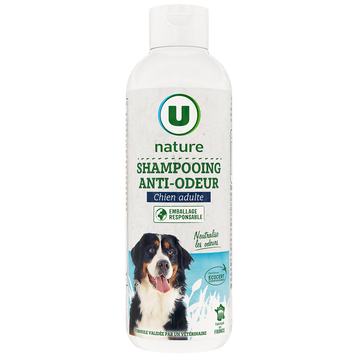 U NATURE Shampooing anti odeurs pour chien 200ml