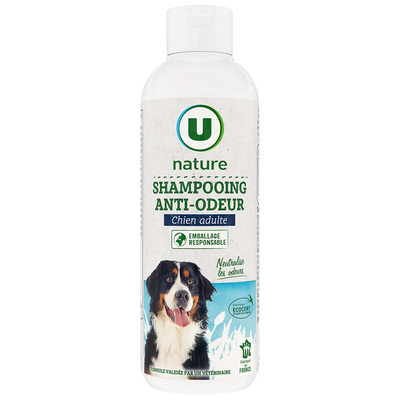 U NATURE Shampooing anti odeurs pour chien 200ml