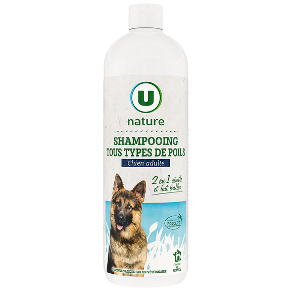 U NATURE Shampooing tous types poils 500ml
