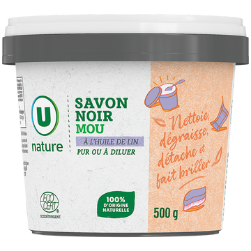 U NATURE Savon noir mou 500g