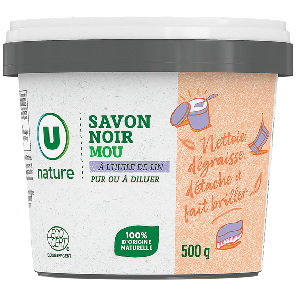 U NATURE Savon noir mou 500g