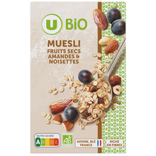U BIO Céréales Muesli fruits secs amandes et noisettes 500g