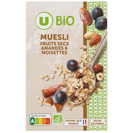 U BIO Muesli fruits secs amandes et noisettes  500g