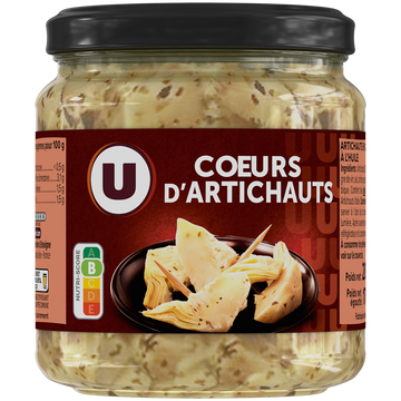 U Artichauts en quartiers marinés à l'huile 280g