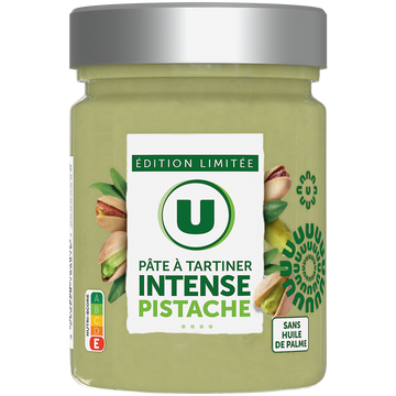 U Pâte à tartiner intense aux pistaches U, 300g