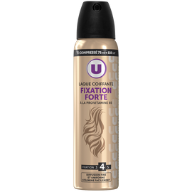 U Laque coiffante Fixation forte - 75ml