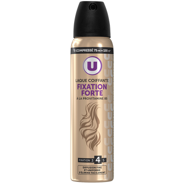 U Laque coiffante Fixation forte - 75ml