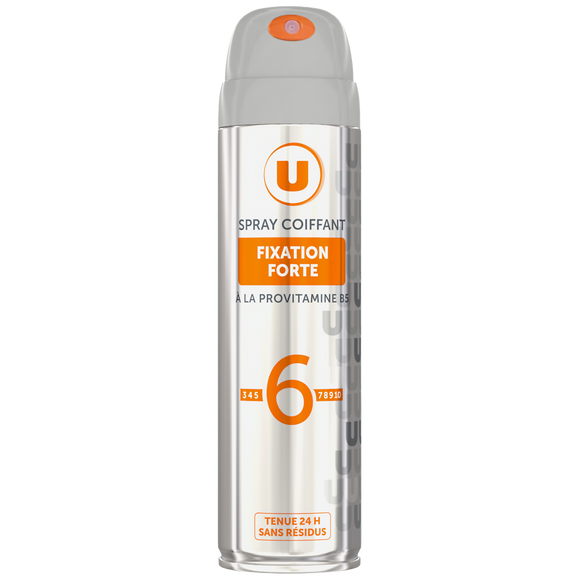 U Spray coiffant fixation forte - Bombe 250ml