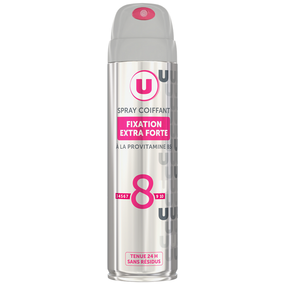 U Spray coiffant fixation extra forte - Bombe 250ml
