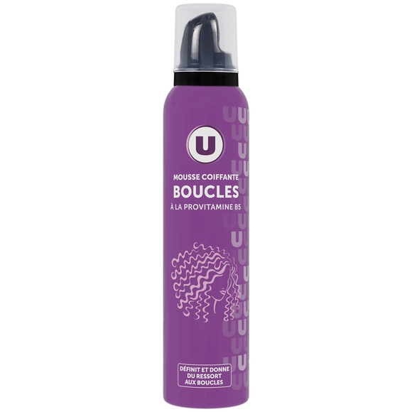 U Mousse coiffante boucles - Bombe 200ml