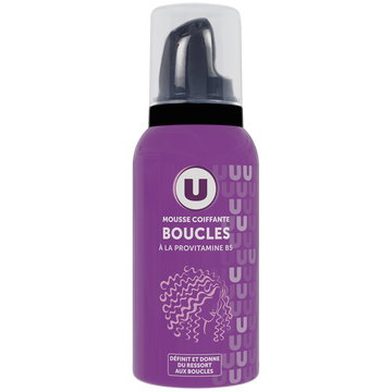 U Mousse coiffante boucles - 100ml