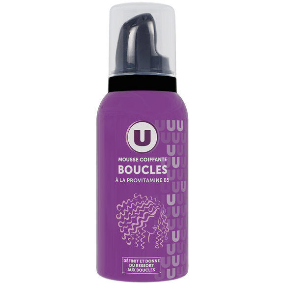U Mousse coiffante boucles - 100ml