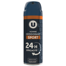 U Déodorant homme sport 24h, atomiseur 200ml