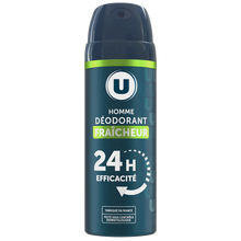 U Déodorant homme fraîcheur 24h, atomiseur 200ml