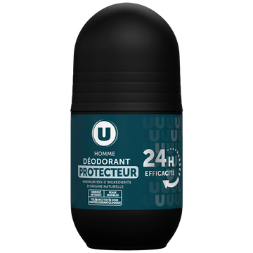 U Déodorant homme peaux sensible 24h bille, 50ml