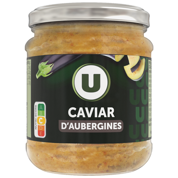 U Caviar d'aubergines bocal 190g