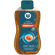 U Gel douche homme tonifiant, flacon 250ml