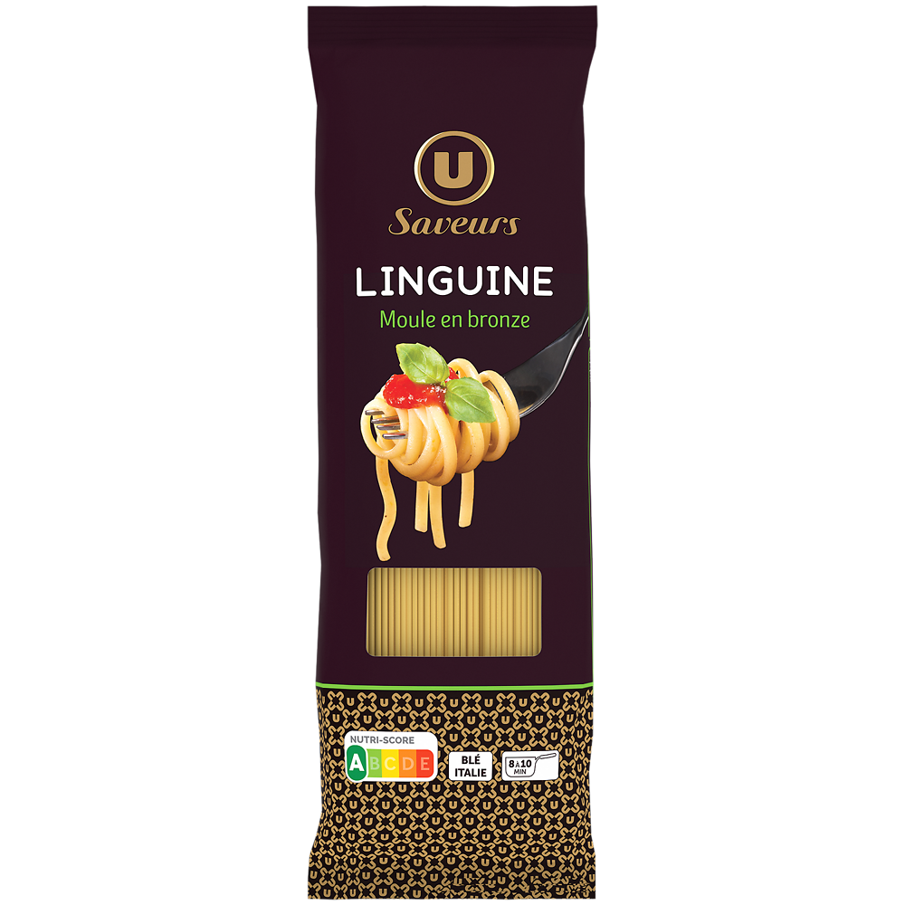 U SAVEURS Pâtes Italiennes Linguine n°9 - 500g