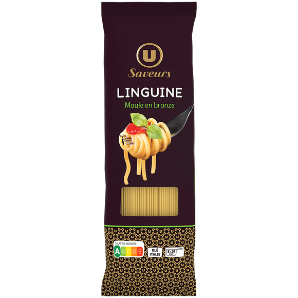 U SAVEURS Pâtes Italiennes Linguine n°9 - 500g