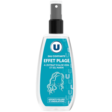 U Eau coiffante effet plage, 150ml