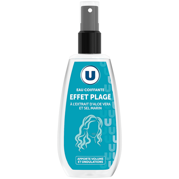 U Eau coiffante effet plage, 150ml